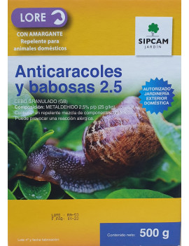 Anticaracoles y babosas 2.5