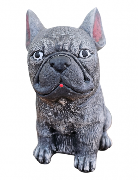 Figura de Pedra Bulldog