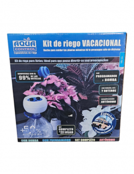 Set de riego vacacional con...
