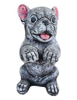 Figura de Pedra Bulldog dret