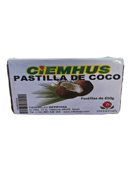 fibra de coco pastilla 650 gr